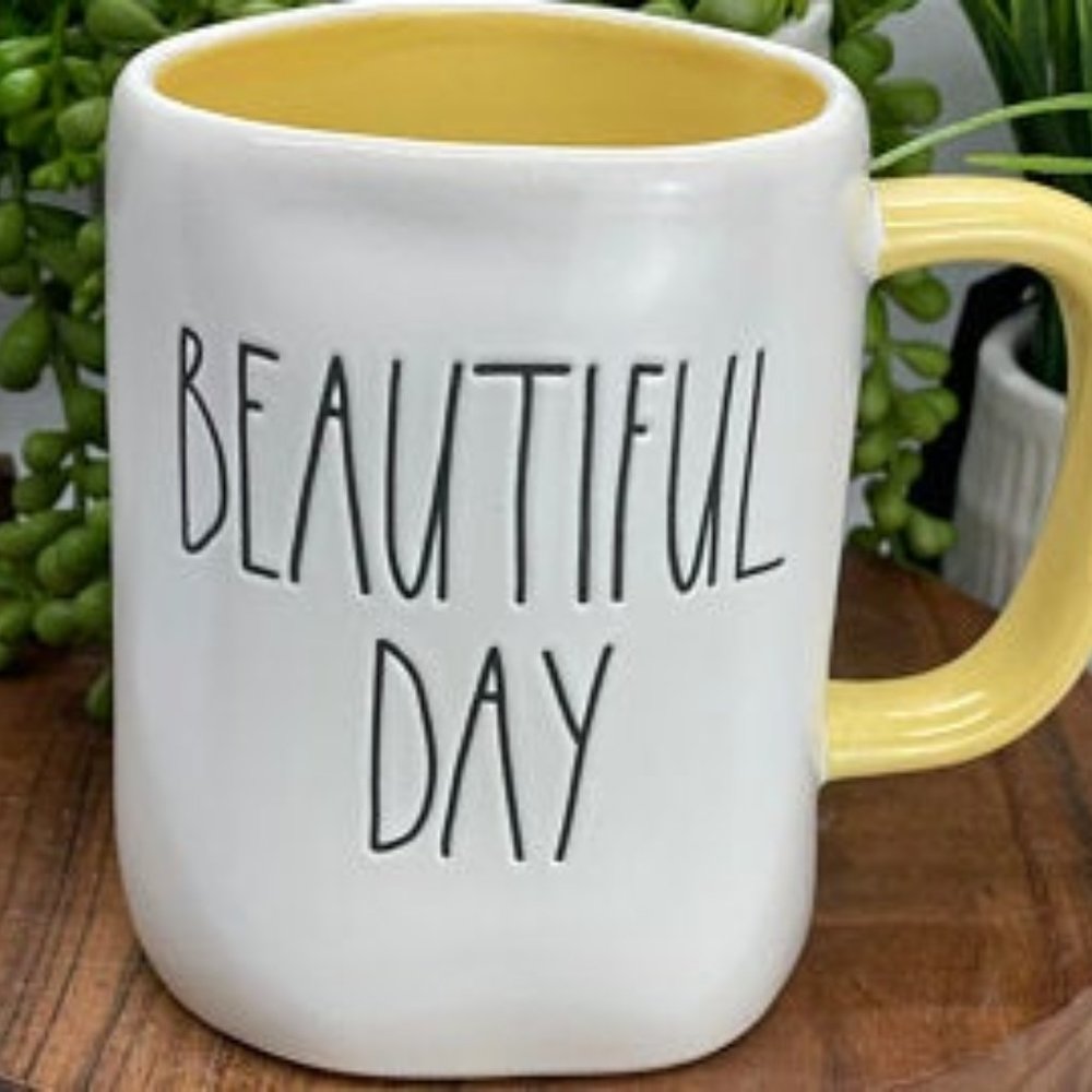 Rae Dunn "Beautiful Day" Mug